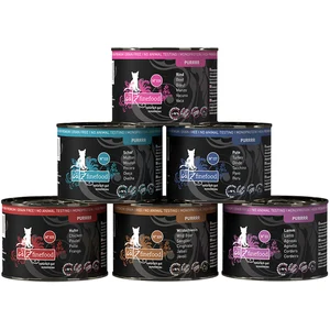 Catz Finefood Purrrr 6 x 200/190 g pour chat - lot mixte I (6 x 200/190g) pas cher