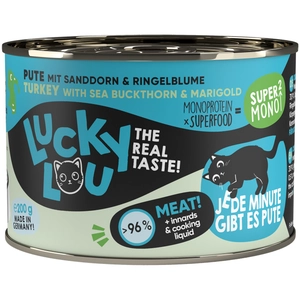 6x 200g Lucky Lou SuperMono² nourriture pour chat humide pas cher