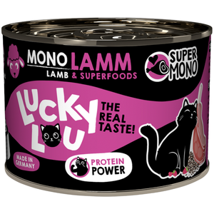 200g SuperMono agneau Lucky Lou nourriture humide pour chatsVendu parzooplus-be