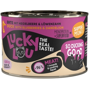 6x 200g Lucky Lou SuperMono² nourriture pour chat humide pas cher