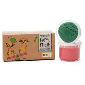 Comparateur de prix : Neogrün Coffret Suri 2 pots rouge + vert pâte à modeler naturelle et vegan
