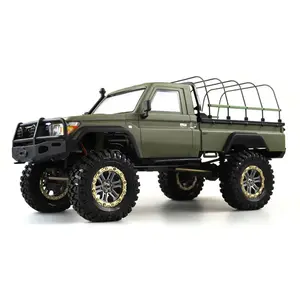 Comparateur de prix : Amewi Pick-up Rcx10ps Crawler 1/10 Kaki Rtr Version Pro Transmission Métal