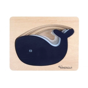 Kindsgut Puzzle en bois Baleine (6 pièces) pas cher