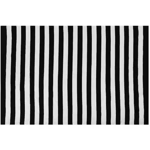 BELIANI TAVAS - Outdoor kleed - Zwart - 140 x 200 cm - Synthetisch materiaal pas cher