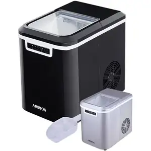 AREBOS Machine à glaçons | 12 kg / 24 h | 10-15 minutes de production ...