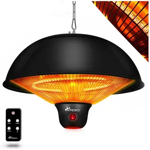 TRESKO Chauffage Radiant Plafond Infrarouge | 1500W + Télécommande + A...