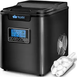 Tillvex-ijsblokjesmachine 2.2L-ijsblokjesmachine-zwart-ijsblokjesmachi... pas cher