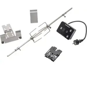 CHAR-BROIL Tournebroche universel avec moteur pour barbecue à gaz pas cher