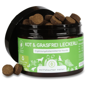 300g Wolfsbacher Natur Leckerli Crotte et Sans herbe Friandises pour chien pas cher