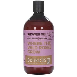 Benecos Gel douche Rose sauvage 500 ml pas cher