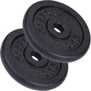 Scsports 10 kg pack produit musculation fonte 30 mm 2x5 kg pas cher