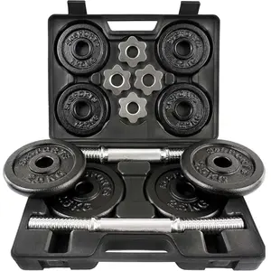 Comparateur de prix : Haltères courts 15   20 kg avec mallette 20 KG ScSports