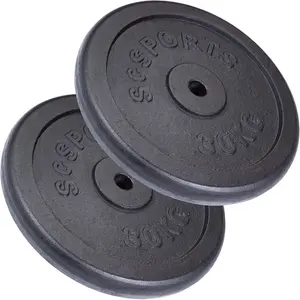 ScSPORTS® Halterschijven set - 60 kg - 2 x 30 kg - Gietijzer - 30 mm - GewichtenVendu pargorilla-sports