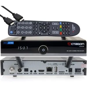 Octagon Récepteur combiné SF8008 4K UHD HDR 1 x DVB-S2X et 1 x DVB-CDV... pas cher