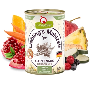 6x375g GranataPet Liebling's Mahlzeit, mélange du jardin - Pâtée pour chien pas cher