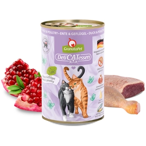 6x400g DeliCatessen GranataPet canard, volaille pour chat pas cher