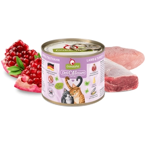 6x200g DeliCatessen GranataPet agneau, dinde pour chatVendu parzooplus-be