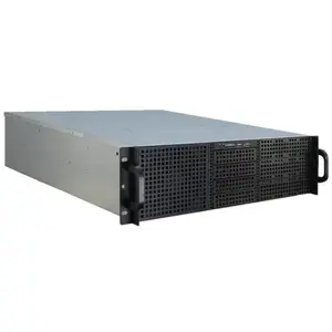 Inter-Tech 3U-30255 Rack Zwart, Roestvrijstaal