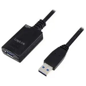 LogiLink UA0127 Câble USB 3.0 avec répéteur 5 m Noir pas cher