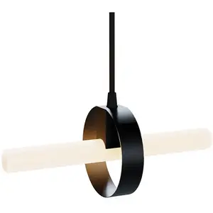 Segula, Applique + plafonnier, Plafonnier LEVEL 1x métal noir S14d dimm. (S14d) pas cher