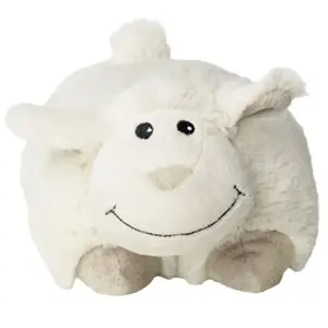 Warmies mouton en peluche chaud 25 cm blanc pas cher