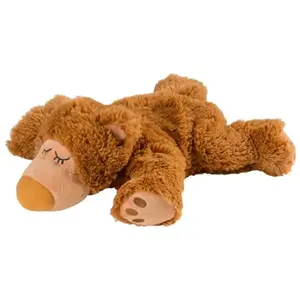 Warmies® Sleepy Bear braun, herausnehmbar: Stofftier mit Kräuter-Füllung pas cher