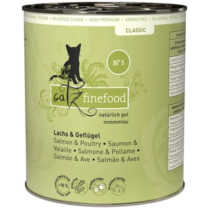 Catz Finefood 6 x 800 g pour chat - saumon, volaille pas cher