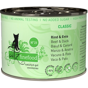 Catz Finefood 6 x 200 g pour chat - boeuf, canard pas cher