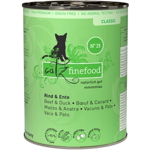 Catz Finefood 6 x 400 g pour chat - boeuf, canard pas cher