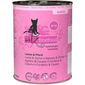 Catz Finefood 6 x 400 g pour chat - agneau, cheval pas cher