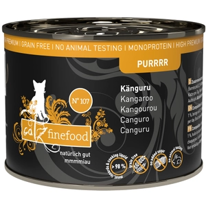 6x200g kangourou No. 107 Purrrr Catz finefood - Nourriture pour Chat pas cher