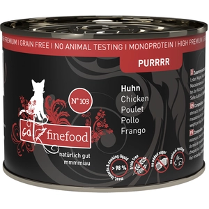 6x200g poulet No. 103 Purrrr Catz finefood - Nourriture pour Chat pas cher