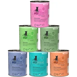 24x400g catz finefood lot mixte II (6 variétés) - Pâtée pour chat pas cher