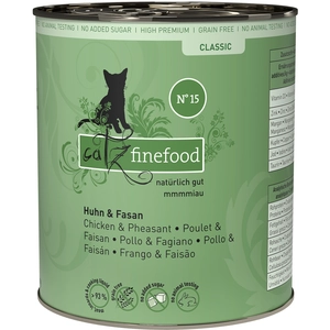 Catz Finefood 6 x 800 g pour chat - poulet, faisan pas cher