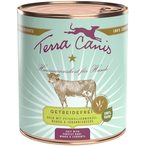 6x800g sans céréales veau Terra Canis - Pâtée pour chien pas cher