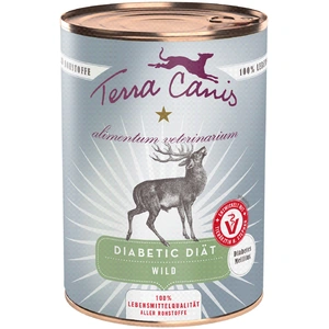 Terra Canis Alimentum Veterinarium Diabetic Diet 6 x 400 g pour chien - gibier pas cher