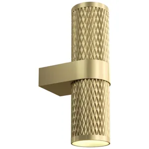 MAYTONI Applique murale Up Down lampe de salle à manger 2 flammes GU10 or mat H 21,7 cm pas cher
