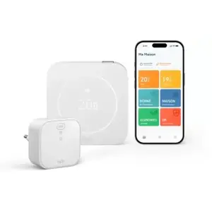 Kit de démarrage thermostat connecté filaire Tado et Intelligent Blanc