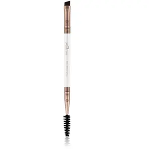 Pinceau de maquillage professionnel Luvia Pinceau de maquillage pour sourcils Pinceau à sourcils Pinceau Eyebrow Pinceau pour les yeux Pinceau plat biseauté Brosse multifonction vegan 430 // Brow Duo pas cher