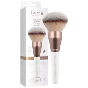 Pinceau de maquillage professionnel Luvia - XXL - Grand pinceau à poudre - Pinceau à poudre géant - Pinceau de maquillage végétalien - Pinceau à poudre XL - Elegance pas cher