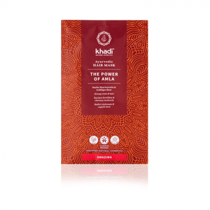 khadi THE POWER OF AMLA Shampooing en Poudre Ayurvédique, soin traditionnel : force et volume, racines renforcées et vitalité retrouvée, 100% naturel et vegan, Cosmétiques naturels certifiés, 50g pas cher