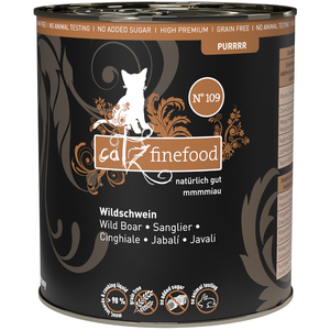 Catz finefood Katzenfutter Purrrr 109 Schwein, 6er Pack (6 x 800 g) pas cher