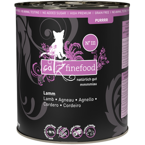catz finefood Purrrr 6 x 800g/750g pour chat - No.111 agneau (6 x 800 ... pas cher