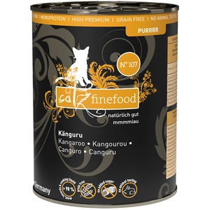 Catz Finefood Purrrr 6 x 400 g pour chat - No. 107 kangourou (6 x 400 g) pas cher
