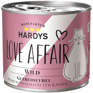 Hardys LOVE AFFAIR 6 x 200 g / 185 g pour chat - gibier (6 x 200 g) pas cher