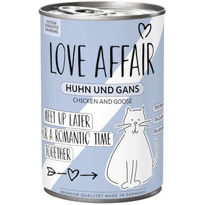 Paquet économique 24x400g poulet & oie Hardys LOVE AFFAIR nourriture humide pour chats pas cher