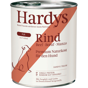 Paquet économique 24x 800g Hardys Pur boeuf nourriture pour chiens humide pas cher
