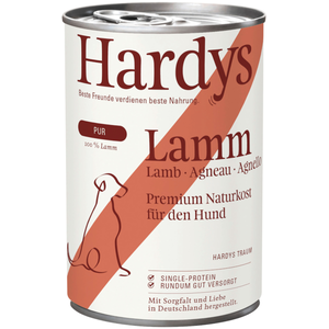 6x 400g Hardys Pur agneau nourriture pour chiens humide pas cher