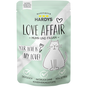 Hardys LOVE AFFAIR 12 x 100 g pour chat - poulet, faisan pas cher