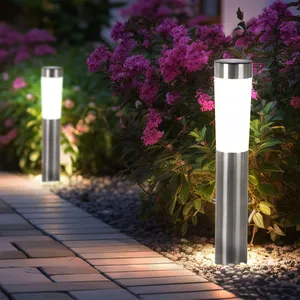 ETC-SHOP Lot de 2 lampes solaires led enfichables sur pied éclairage e... pas cher